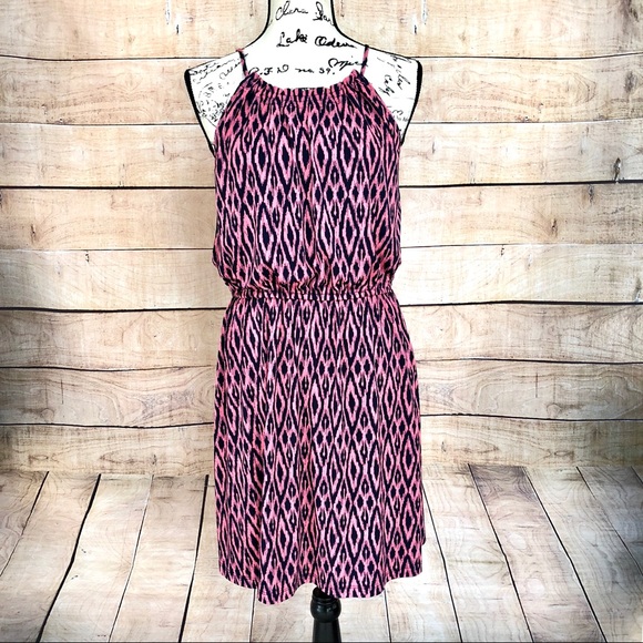 Banana Republic Dresses & Skirts - NWOT Banana Republic Pink & Black Sleeveless Dress